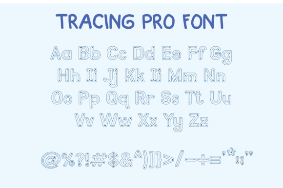 Tracing Pro Font - Image 4