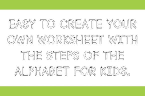 Tracing Step Font - Image 6