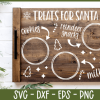 Treats for Santa Tray | Christmas SVG
