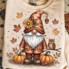 Trendy Fall Gnome Png, Thanksgiving Png