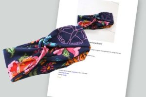 Alternative view of Turban Headband Sewing DIY