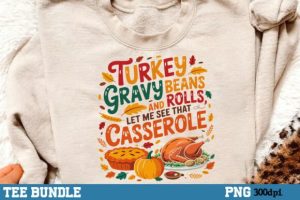 Alternative view of Turkey Gravy Png, Thanksgiving Shirt Png