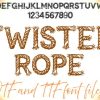 Twisted Rope Font