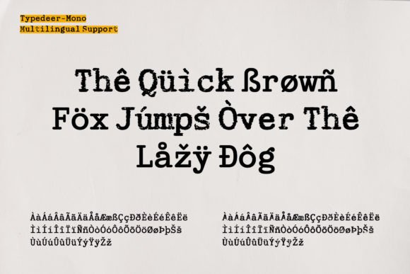 Typedeer Mono Font - Image 6