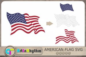 Alternative view of US Flag Svg, American Flag Svg, USA Flag