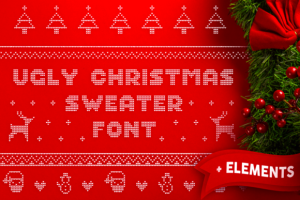 Ugly Christmas Sweater Font