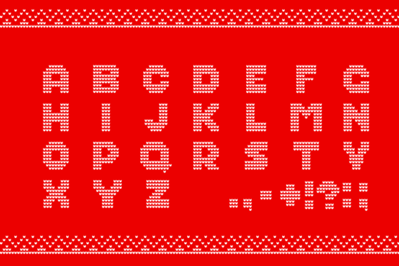 Ugly Christmas Sweater Font - Image 3