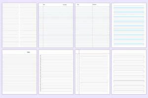 Alternative view of Ultimate Notebook Paper Bundle Canva