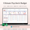 Ultimate Paycheck Budget Spreadsheet