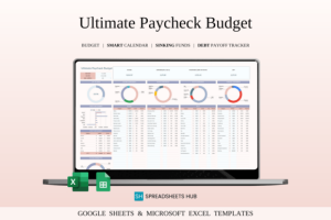 Ultimate Paycheck Budget Spreadsheet