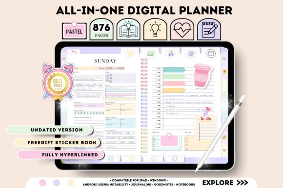 Undated Digital Planner