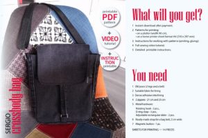 Alternative view of Upcycled Denim Bag Sewing Pattern