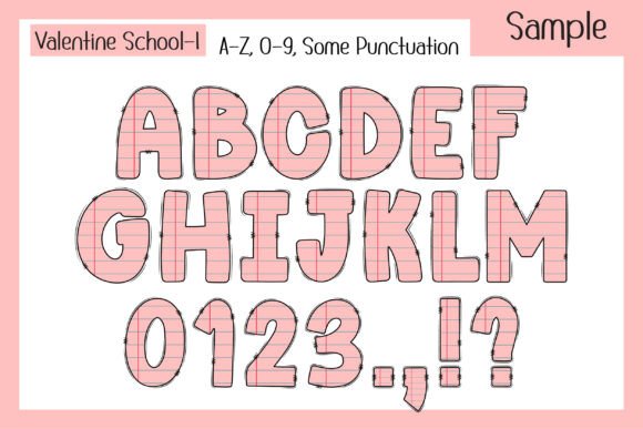 Valentine School Font - Image 3