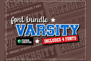 Varsity College Sport Bundle Font
