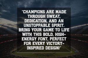 Alternative view of Varsity Distressed Font