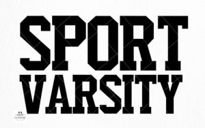 Alternative view of Varsity Sport Army Font