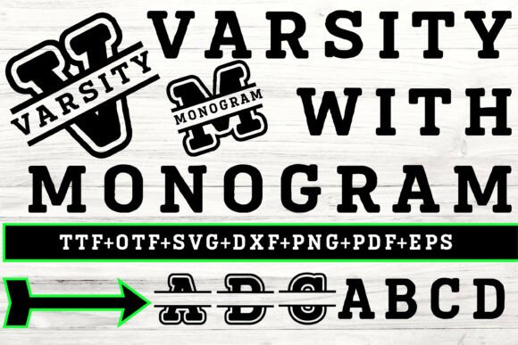 Varsity with Monogram Font - Image 2