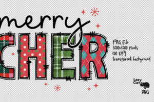 Alternative view of Very Merry Teacher Christmas PNG