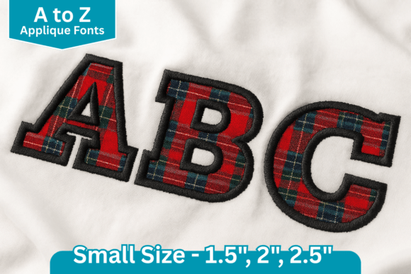 Victory Patch Applique Embroidery Font