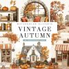 Vintage Autumn Clipart Bundle