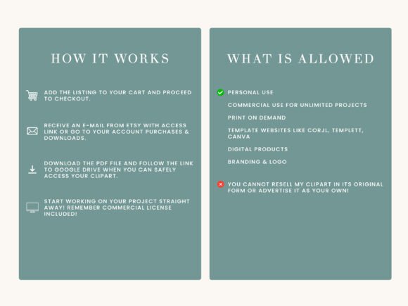 Vintage Autumn Clipart Bundle - Image 8