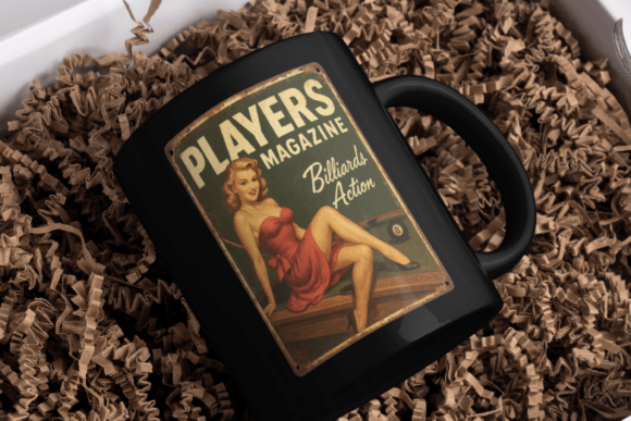 Vintage Billiards Signs Bundle PNG - Image 2