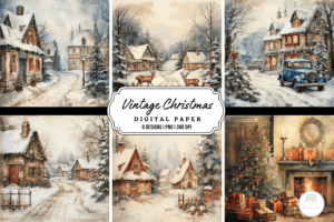 Vintage Christmas Background