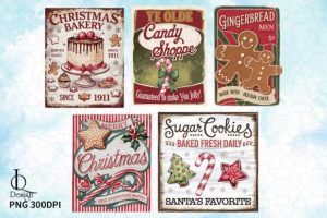 Alternative view of Vintage Christmas Label Clipart PNG