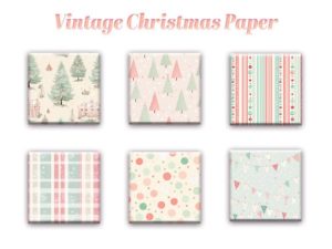 Alternative view of Vintage Christmas Paper