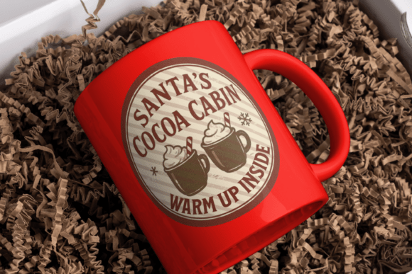 Vintage Christmas Round Signs Clipart - Image 2