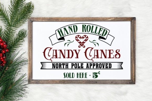 Vintage Christmas Sign Making SVG Bundle - Image 3