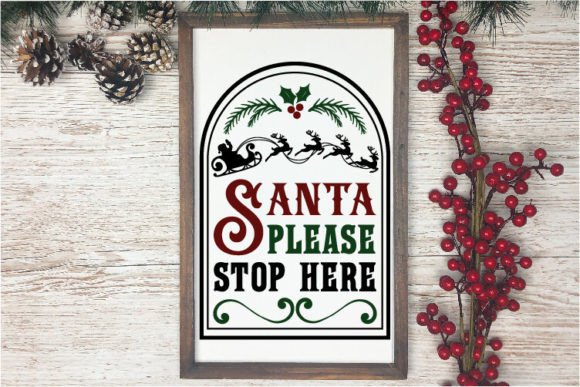 Vintage Christmas Sign Making SVG Bundle - Image 5