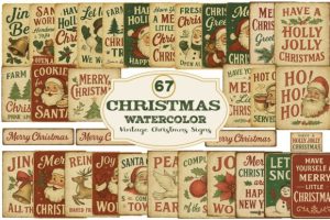 Vintage Christmas Signs