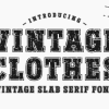 Vintage Clothes Font