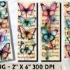 Vintage Floral Music Digital Bookmark