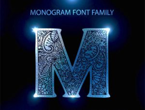 Monogram Font Family Font