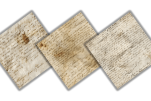 Alternative view of Vintage Handwritten Letters Overlays