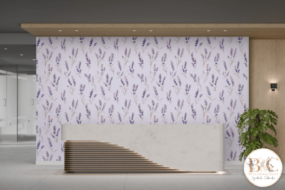 Vintage Lavender Seamless Digital Paper - Image 9