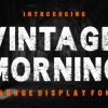 Vintage Morning Font