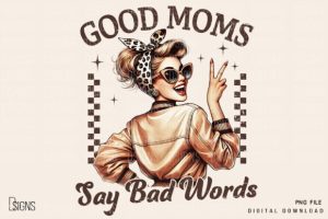 Alternative view of Vintage Mothers Day Funny Mama Bundle