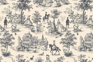 Vintage Pattern Fair Street Toile De Jou