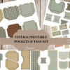 Vintage Printable Pockets and Tags