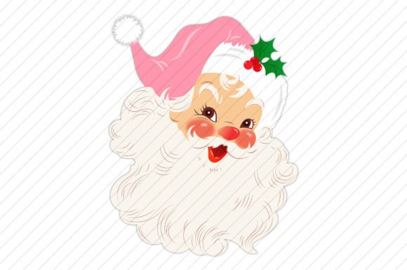 Vintage Santa Claus. Retro Santa