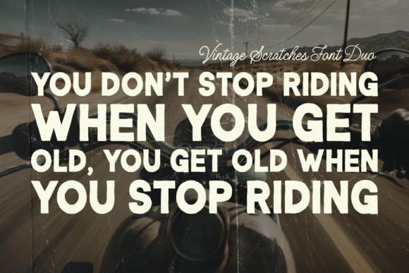 Vintage Scratches Duo Font - Image 3