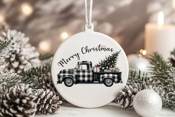 Vintage Truck Christmas Ornament Bundle - Image 3