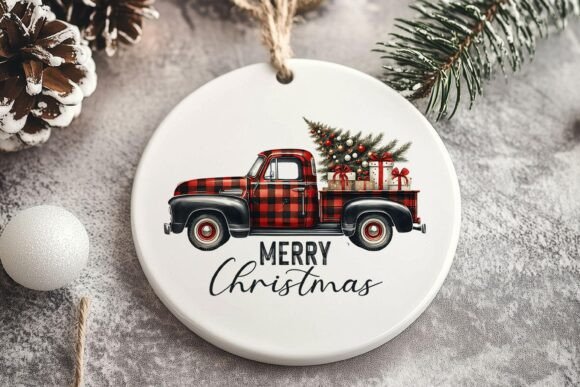 Vintage Truck Christmas Ornament Bundle - Image 5