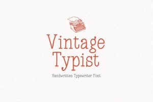 Vintage Typist Font