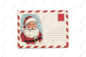 Alternative view of Vintage Letter to Santa Claus Postcard