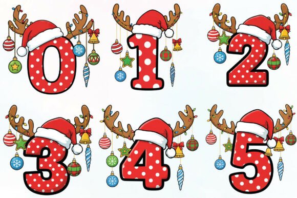 Watercolor Christmas Alphabet - Image 5