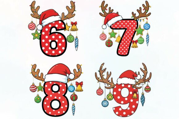 Watercolor Christmas Alphabet - Image 6